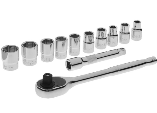 Набор головка торцевая 13мм 6-гранная+ключ трещотка 1/2 MATRIX