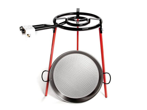 Набор для паэльи Vaello EcoSet: паэльера 46 см, газовая горелка 40 см, 11,4 кВт на подставке, v033