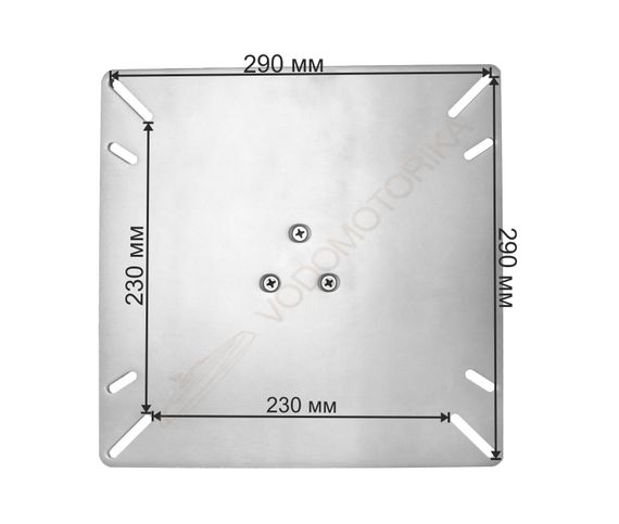 Стойка столешницы регулируемая 3 ступени 335-714 мм основание 300 мм