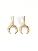 Серьги "Moon stick" Gold