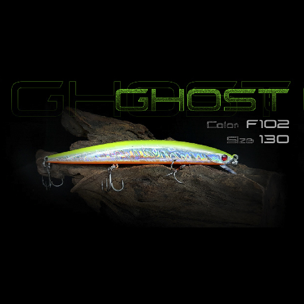 Воблер ZEMEX GHOST 130SP SSR 18 g, цвет F102