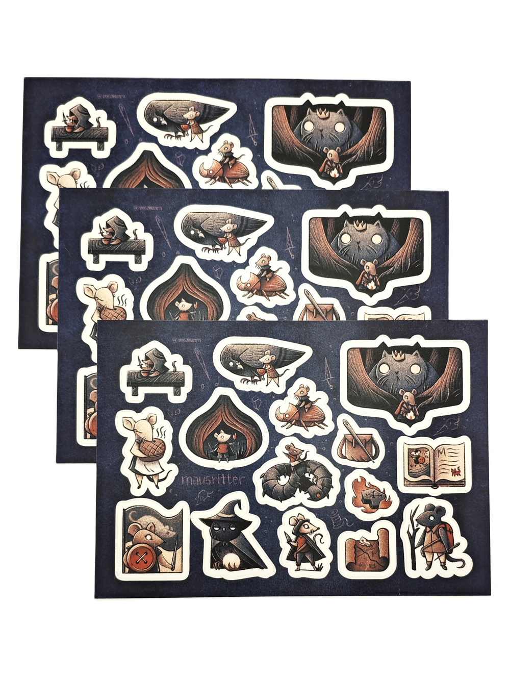Стикерпак по вселенной НРИ Mausritter