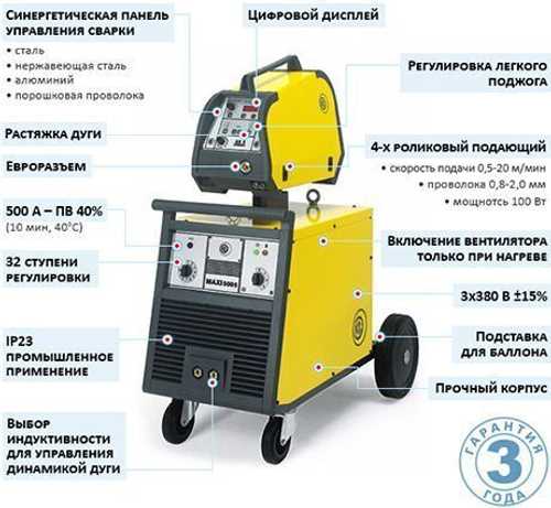 Сварочный полуавтомат CEA MAXI 5005 с механизмом подачи проволоки ES 5