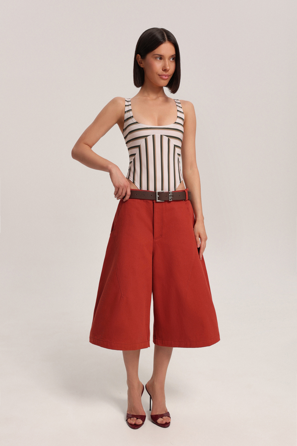 Боди в полоску