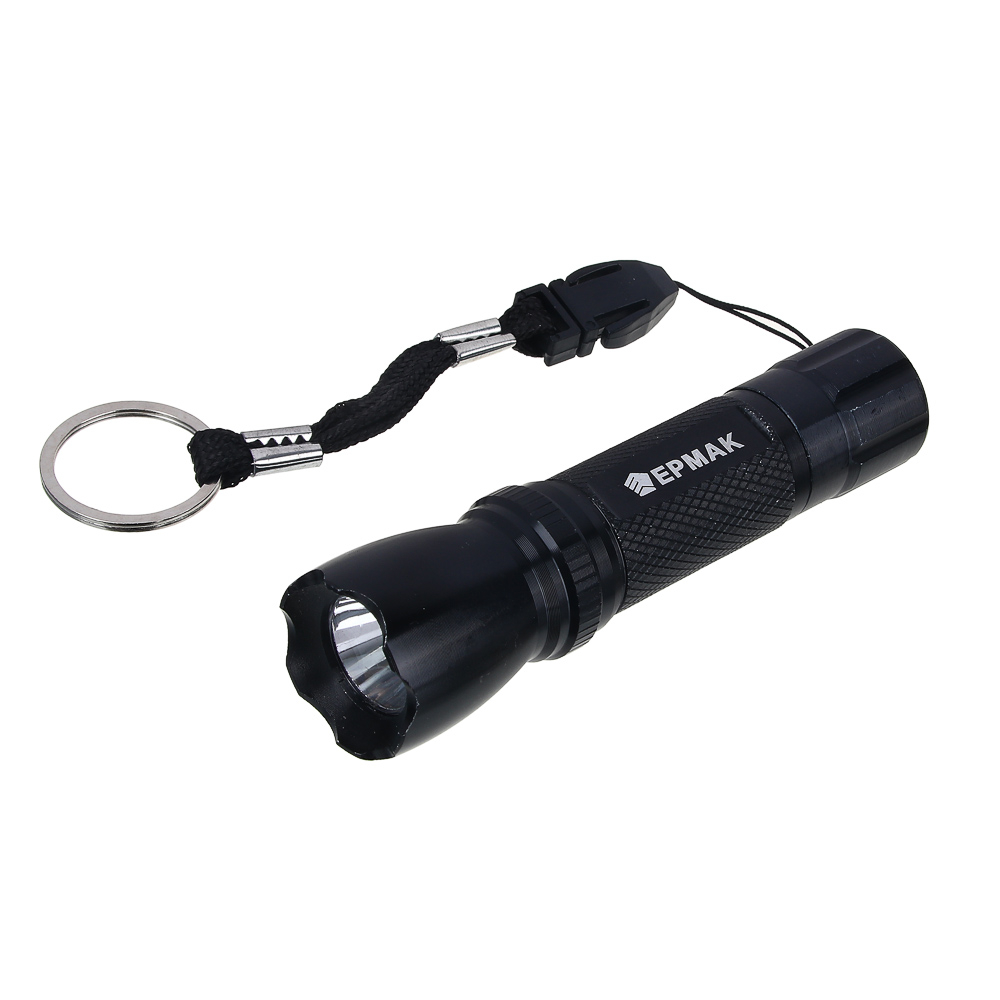 Фонарик мини металлический 0,5Вт LED 9,5*3 см, 1*АА (6шт/уп)