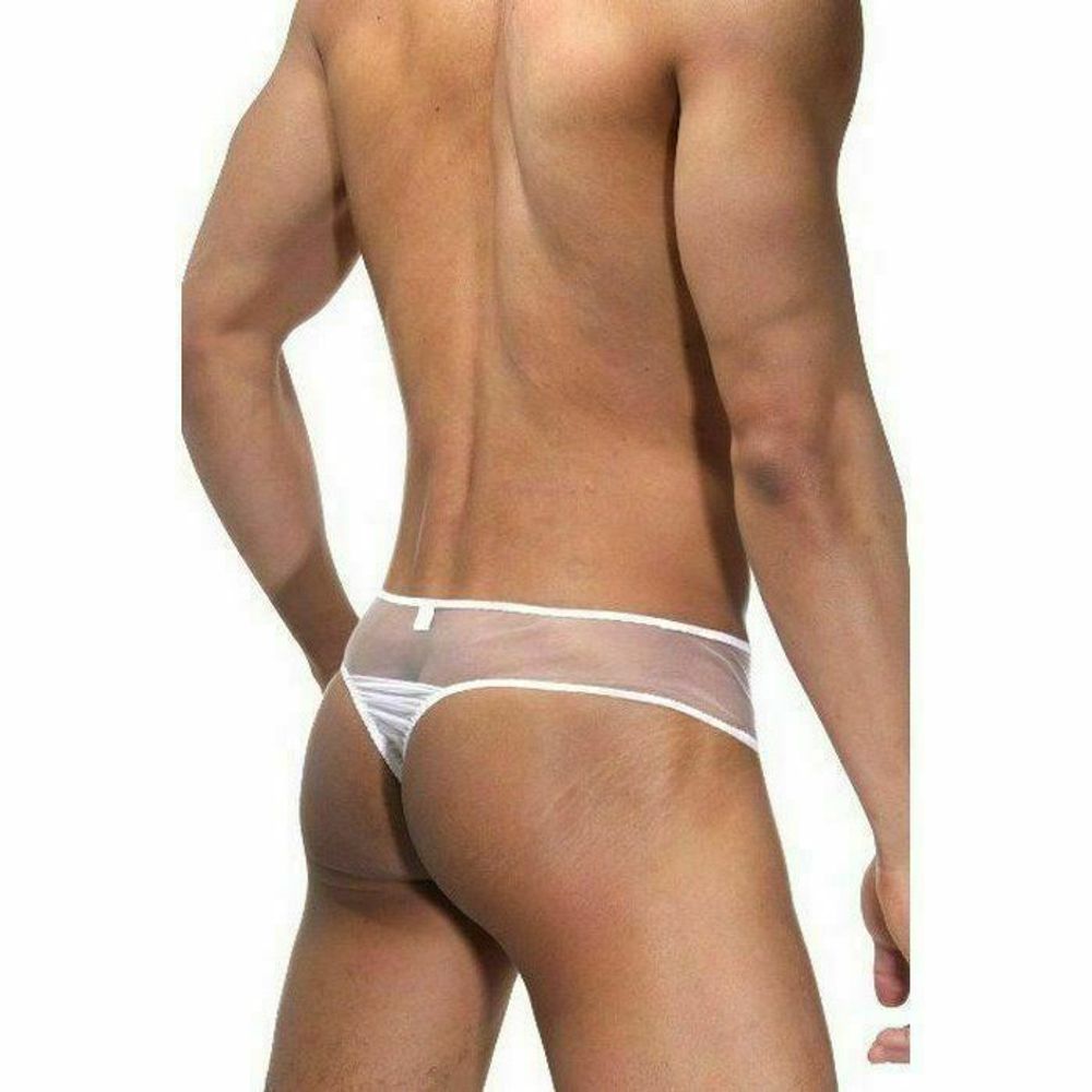 Мужские трусы тонги белые La Blinque LB15107