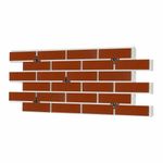 Клинкерная термопанель ППС Керамин Амстердам 2 Терракота 1020х455 мм