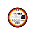 Изолента автомобильная KRANZ полиэстер, 0.17х25 мм, 25 м