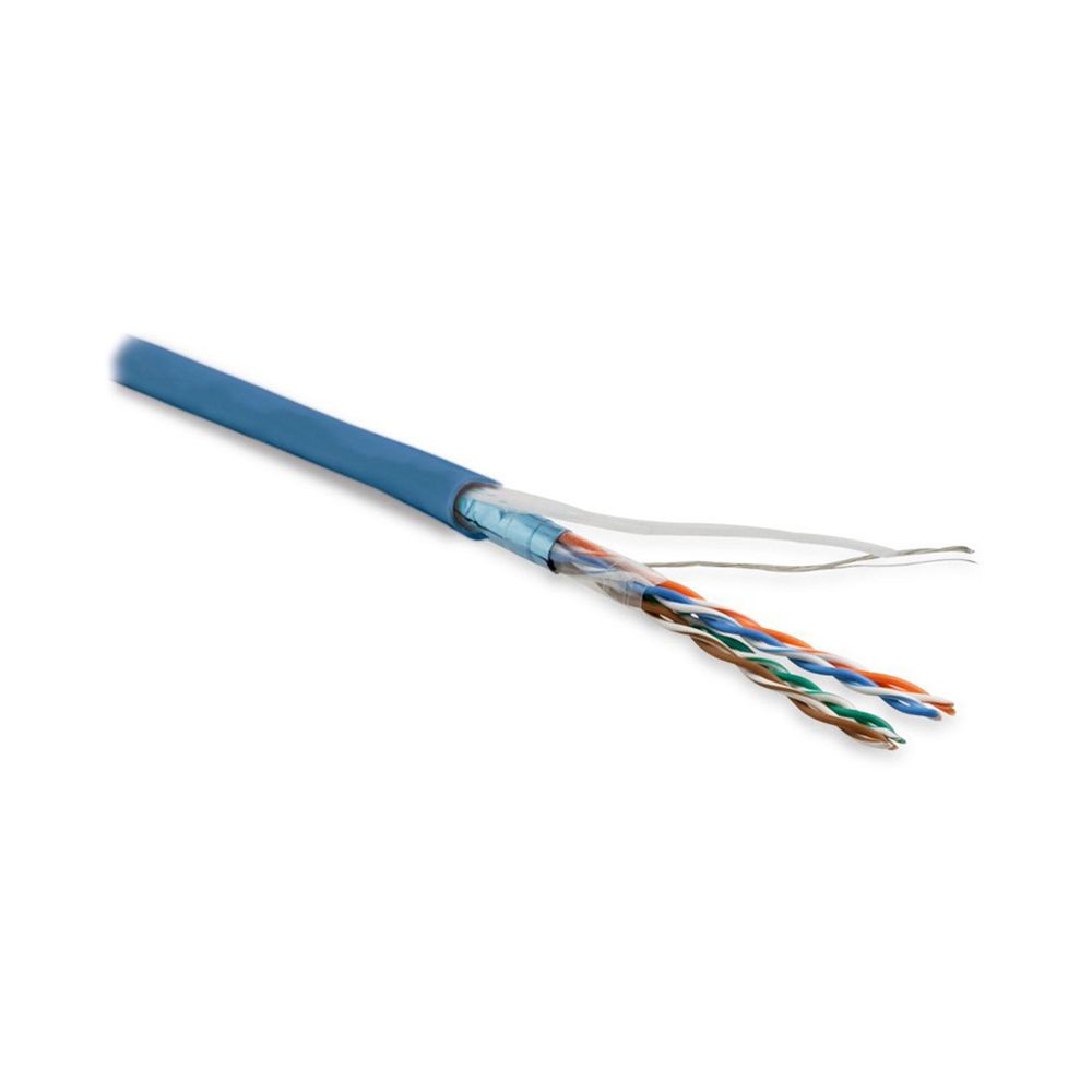 FUTP4-C5E-P26-IN-LSZH-BL-100 F/UTP кат.5е, 4 пары, 0,48 LSZH нг(А)-HF кабель витая пара Hyperline