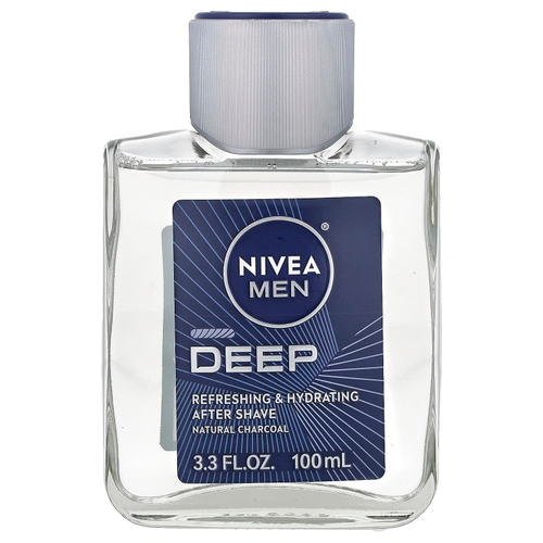Nivea, Men, Deep, освежающее и увлажняющее средство после бритья, ваниль и бурбон, 100 мл (3,3 жидк. унции)