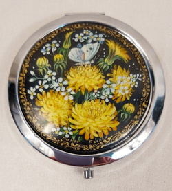 Ручное зеркало "Одуванчики" №2  (худ. Белова)