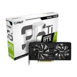 Видеокарта Palit nVidia GeForce RTX 3060 Ti Dual 8Gb NE6306T019P2-190AD