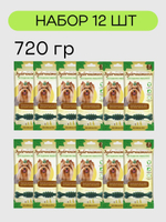 Зубочистки лакомство Мятные косточки для собак мелких пород пакетики по 7 штук набор из 12 упаковок