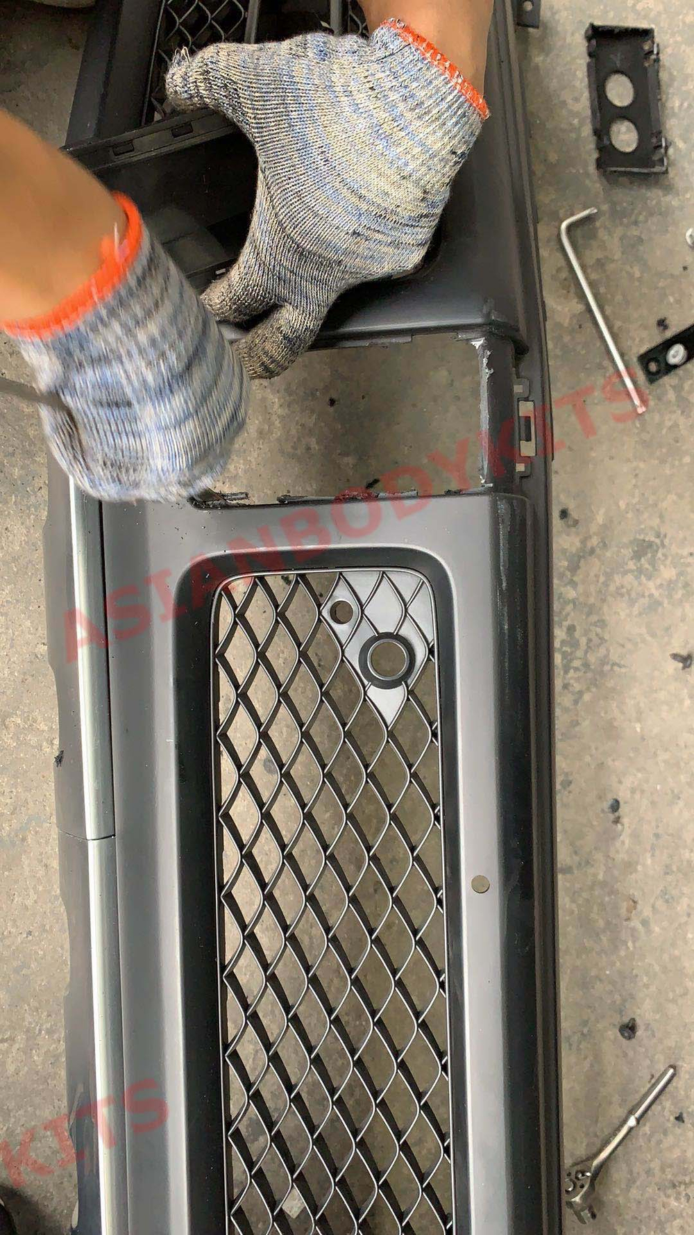 Силовой бампер для Mercedes-Benz G-Class W463A/W464 G63 2018-2023 Мерседес Гелик гелентваген