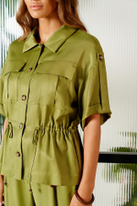 1791 Жакет женский (оливковый)