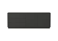 Тумба Tammi 3 ящика 2 двери L (черный)