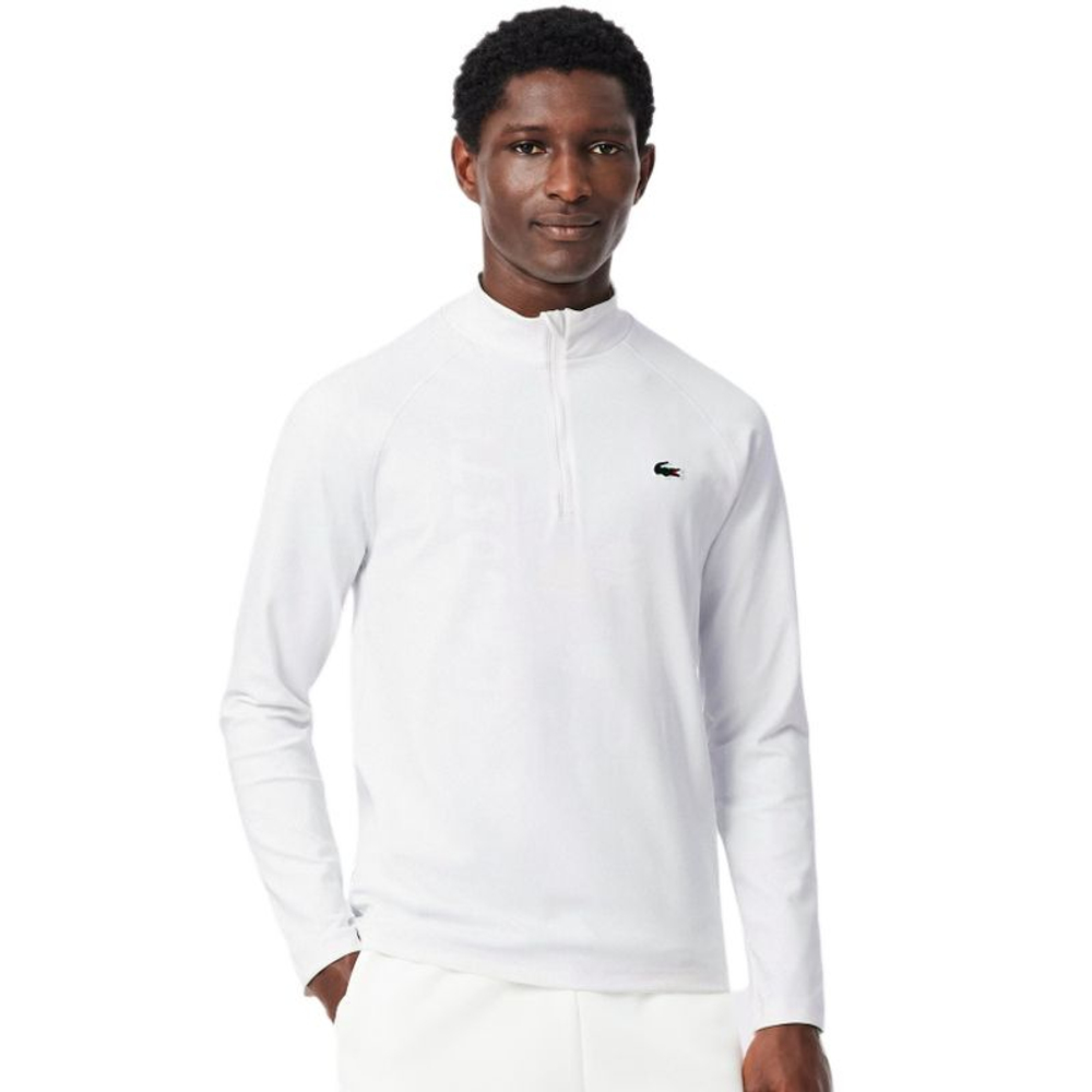 Куртка теннисная Lacoste Training Sport Ultra Dry Midlayer - white