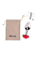 Мешочек XOXO, текстиль, коричневый, 18*12,5 см