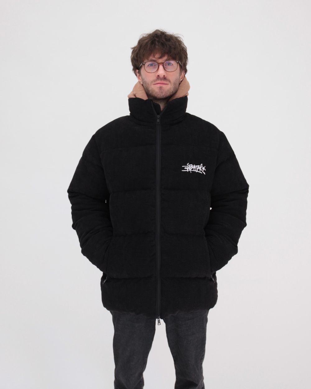 Купить Пуховик Anteater Downjacket Velvet черный Пуховик Anteater Downjacket Velvet черный