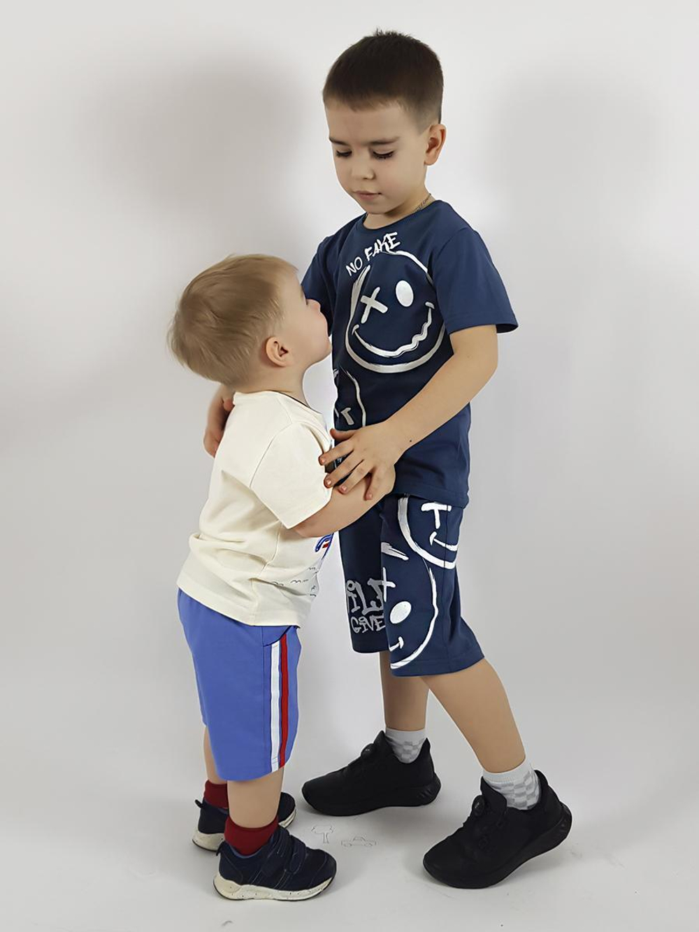 01-123-5 Комплект фуфайка+шорты для мальчика Luneva