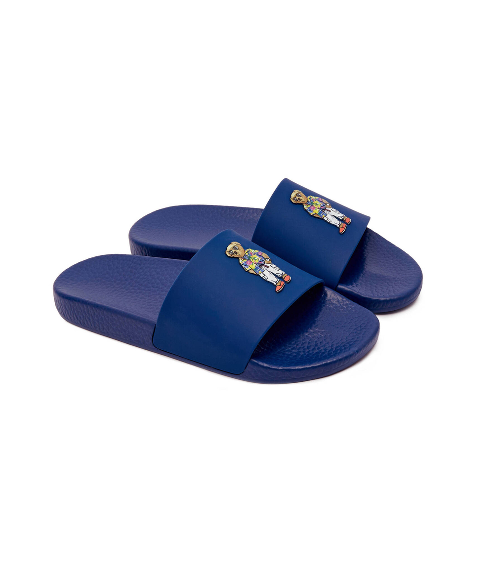 Шлепанцы ПОЛО POLO RALPH LAUREN - голубой(809934056)