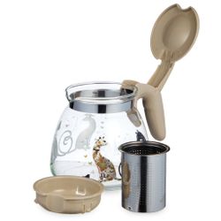 ЗАВАРОЧНЫЙ ЧАЙНИК AGNESS С ФИЛЬТРОМ "ПАРИЖСКИЕ КОТЫ" 900 МЛ.