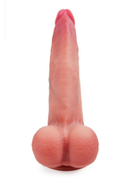 Телесный реалистичный фаллоимитатор с присоской - 30 см. (Цвет: телесный)