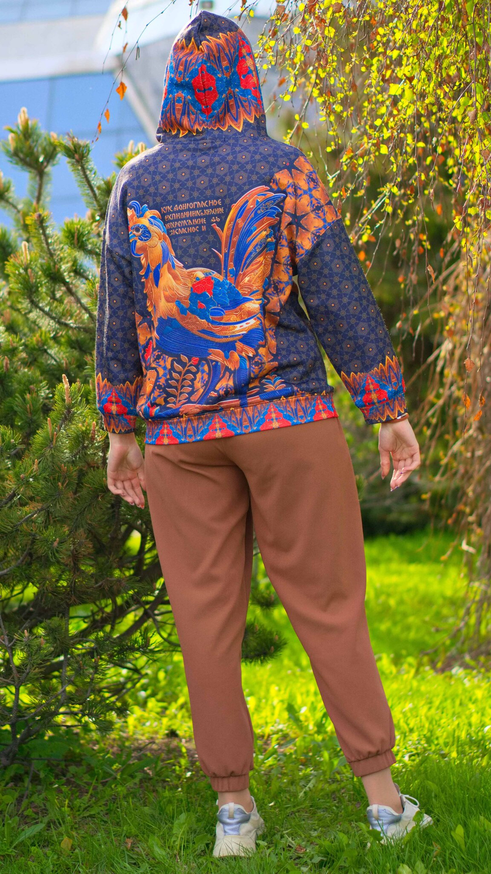 Худи «Петушок и курочка» (серия "Русский лубок")