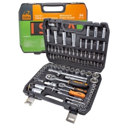 Набор инструментов 94пр.1/4''1/2''(6гр.)(4-32мм) ISMA ISMA-4941-5