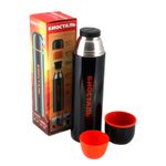 Термос &quot;Биосталь-СПОРТ&quot; с узкой горловиной, цв. черный, 1,2 л/12/