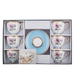 Pavone JK-130 Чайный набор на 6 перс. «Цветок Неаполя» (Fiore Napoli  )