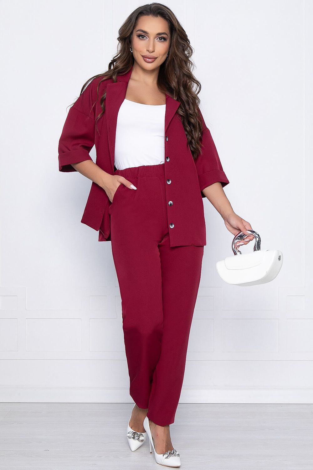 Костюм Ирвин (марсала) К10754 LT Collection