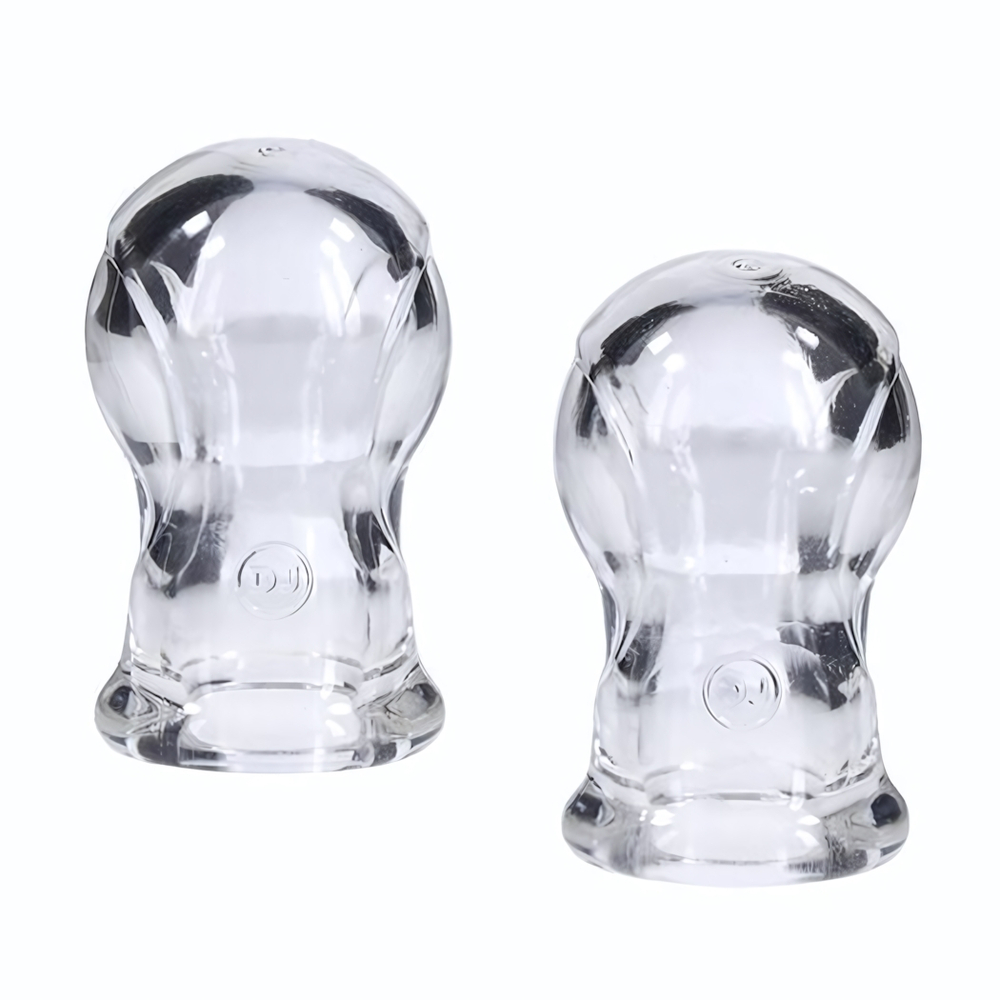 Прозрачные вакуумные зажимы на соски Tweak Nipple Sucker Set (Цвет: прозрачный)