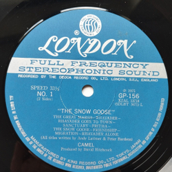Винтажная виниловая пластинка LP Camel Music Inspired By The Snow Goose (Japan 1975) (No Obi) Friendship