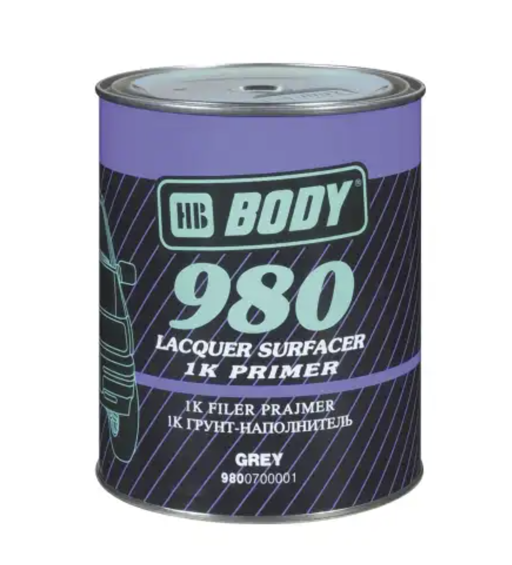 BODY 980 1К Грунт наполнитель (1л) серый