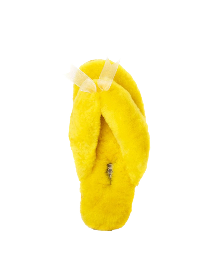 FLUFF FLIP FLOP II-yellow