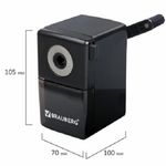 Точилка механическая Brauberg BlackJack, пласт. корпус, со струбциной, черный, инд. упак.