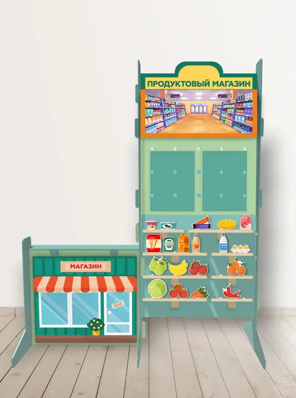 Сюжетно-ролевая ширма комплект Магазин