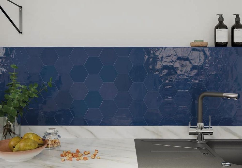 Wow Zellige Hexa Grey 10.8x12.4