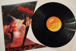 Винтажная виниловая пластинка LP Judas Priest Unleashed In The East (Live In Japan) (Holland 1979)