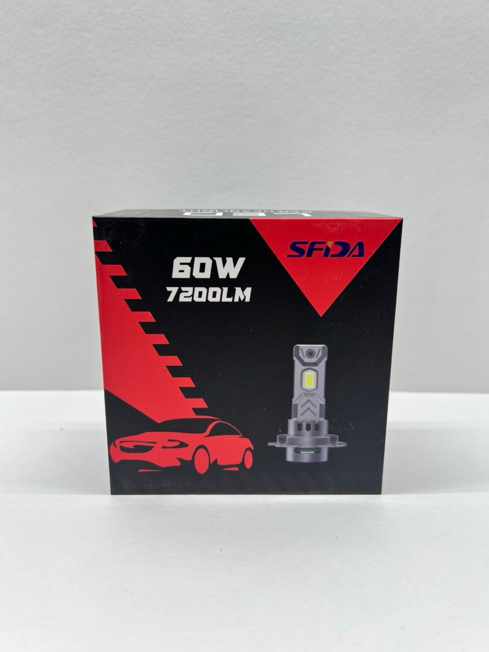 H4 / Автомобильные светодиодные лампы, H4, 120W, 7200 LM, 12 вольт, SFIDA LED V19, Cфида Девятнадцать, TG (2 шт. / комплект)