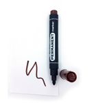 Маркер перманент. CENTROPEN PERMANENT 2,5 мм корич. круглый