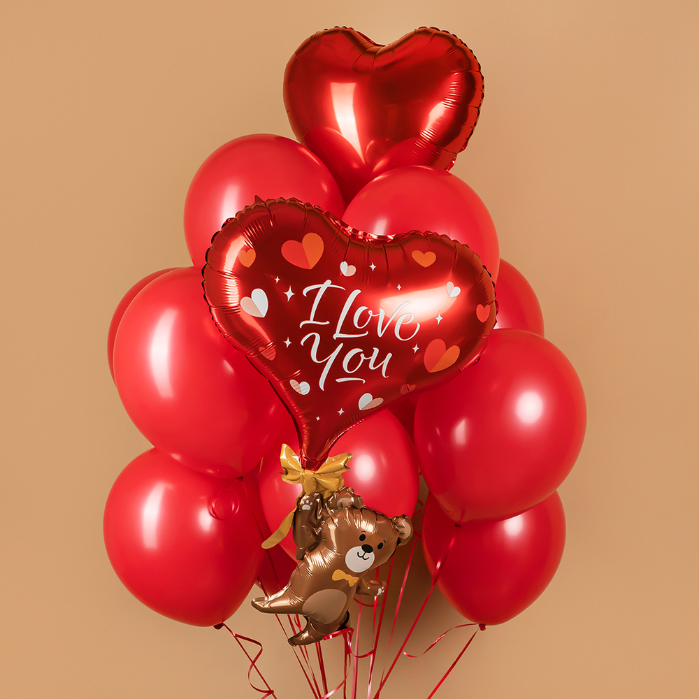 Шар 18" Красный, пастель 512