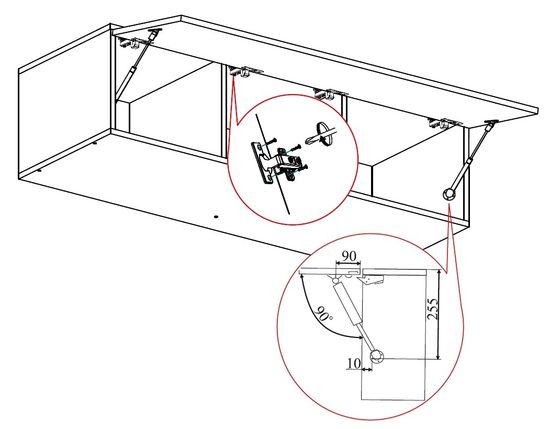 Шкаф-пенал навесной