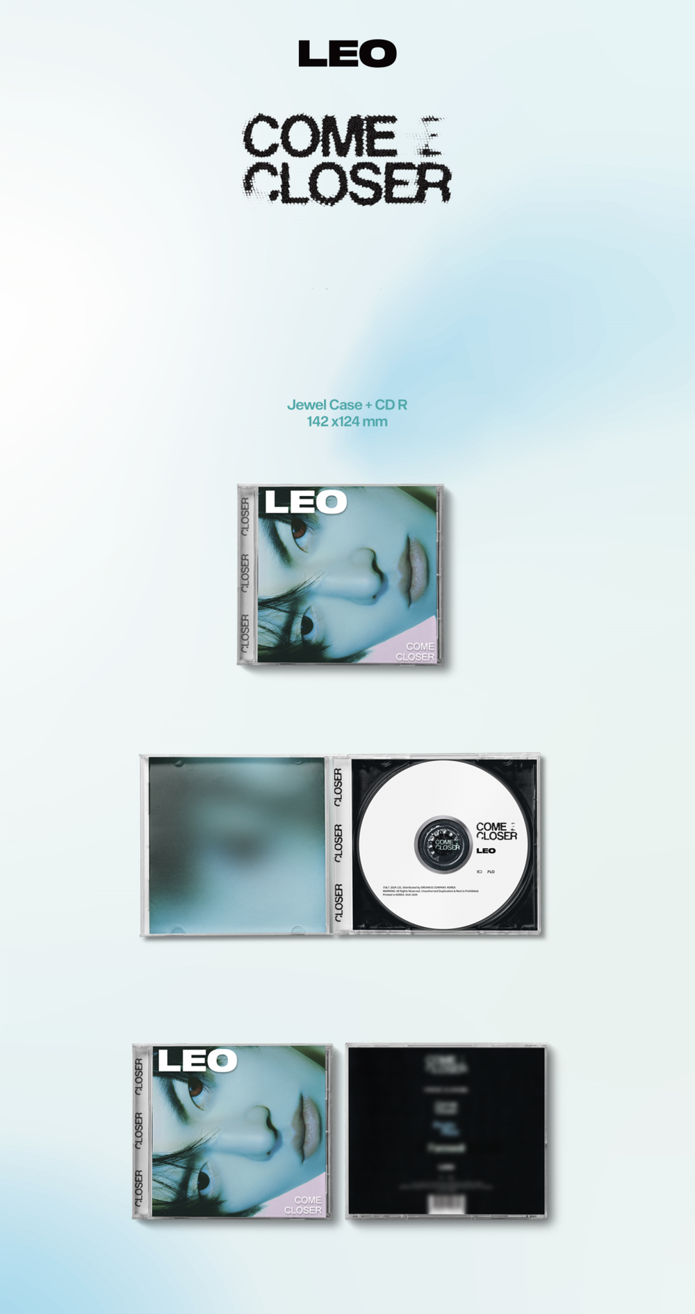Альбом LEO - COME CLOSER (EP ALBUM)