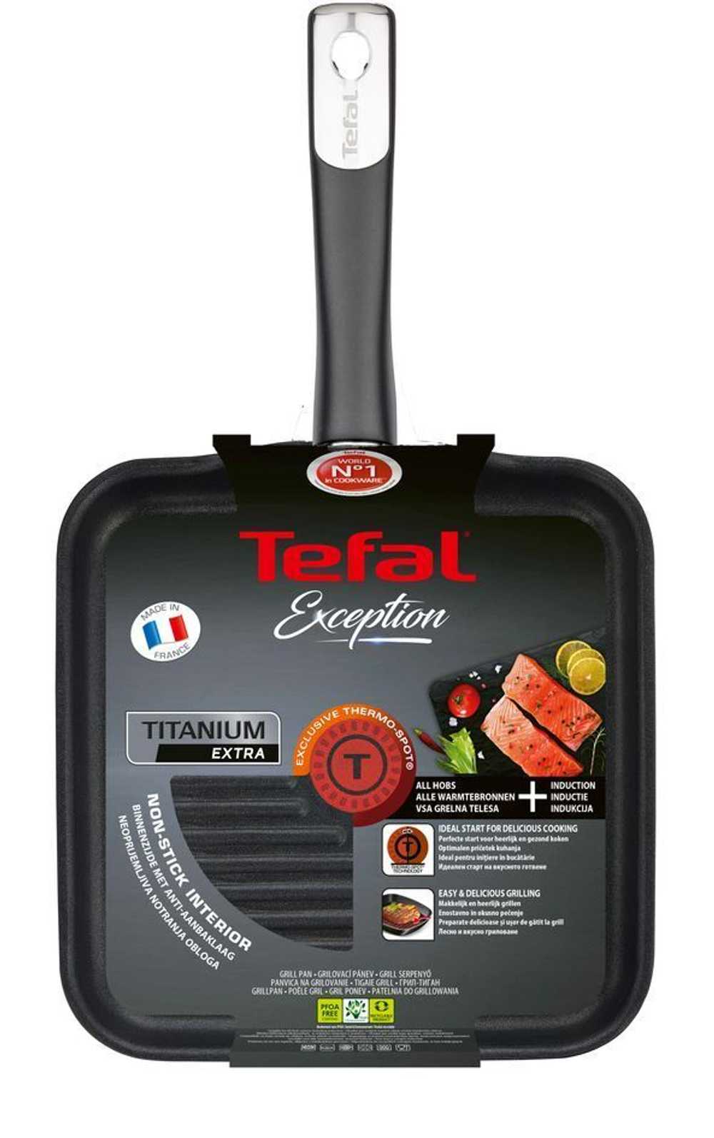 Сковорода-гриль Tefal Exception 26х26 см C6334072