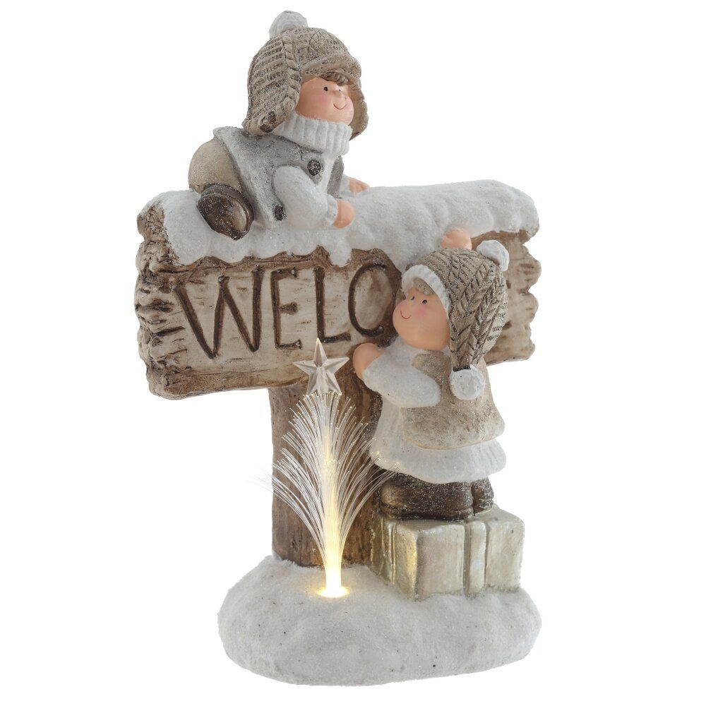 GAEM Фигурка декоративная с подсветкой "Дети", L29 W17 H42 см