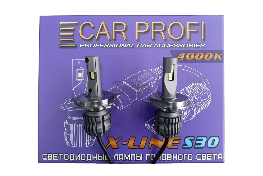 Светодиодный головной свет CP-S30 H4 Hi/Low CSP 4000K