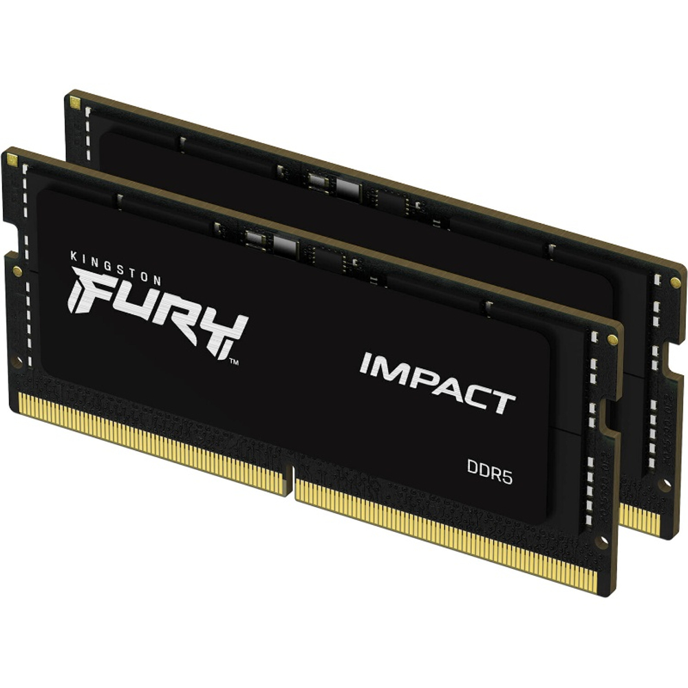 Оперативная память Kingston DDR5 32GB 5600MHz CL40 SODIMM (Kit of 2) FURY Impact