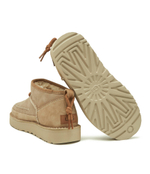 Кожаные угли w ultra mini crafted regenerate UGG - бежевый(1152953)